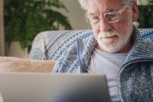 man looking for a hearing aid specialist in Fairfax